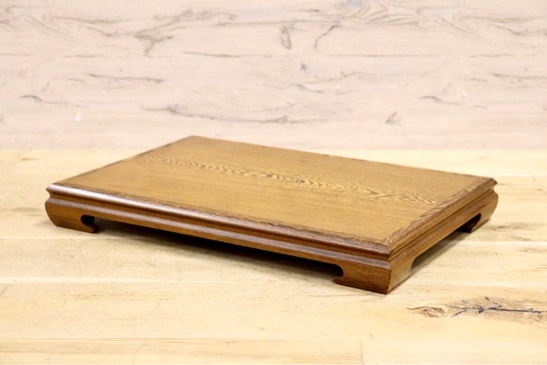 GMIH95A○鉄刀木 タガヤサン 花台 飾り台 床の間 和風 木製 唐木 盆栽