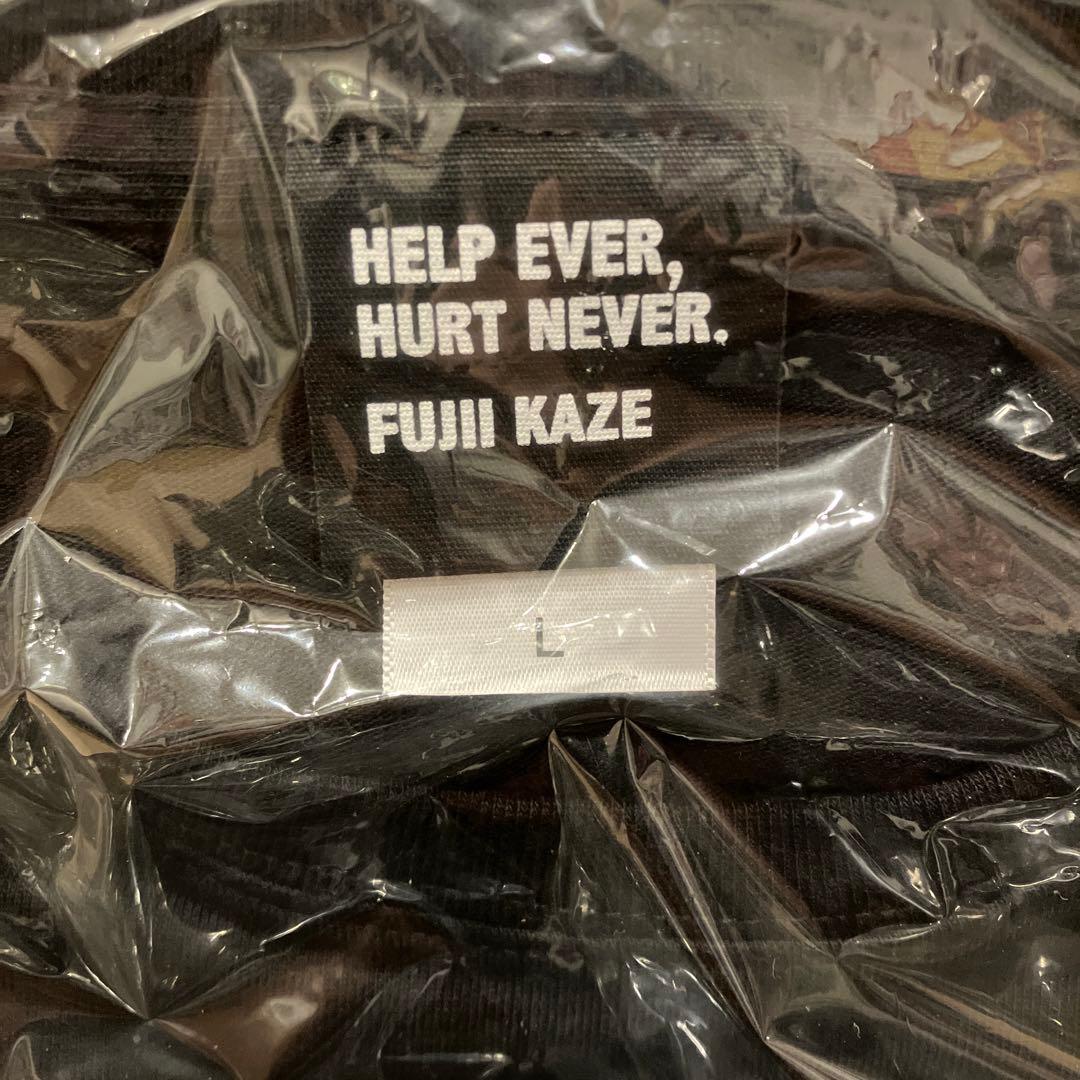 藤井風　HELP EVER HURT NEVER Tシャツ Lサイズ ブラック
