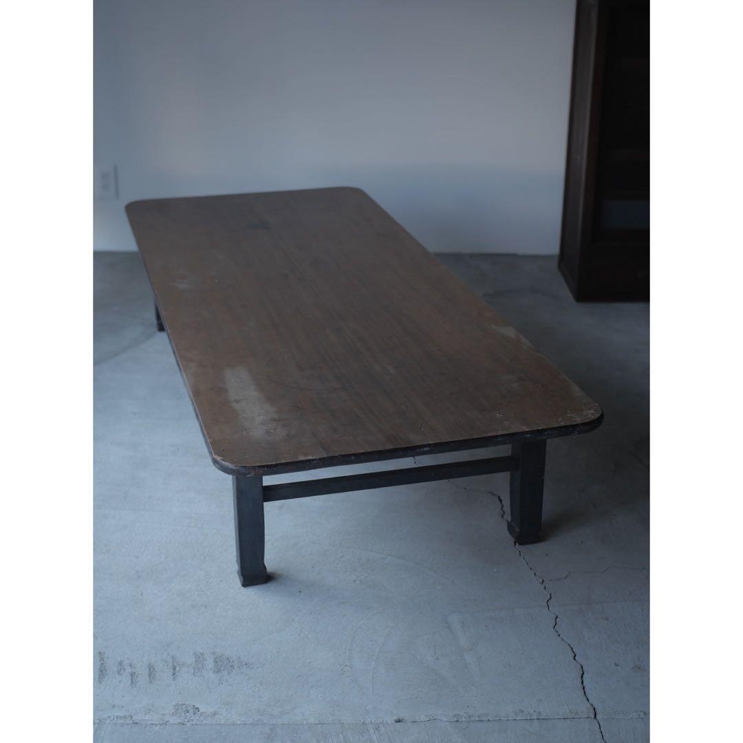 超特大　ちゃぶ台　折り畳み　テーブル　古家具　古道具　アンティーク　昭和レトロ