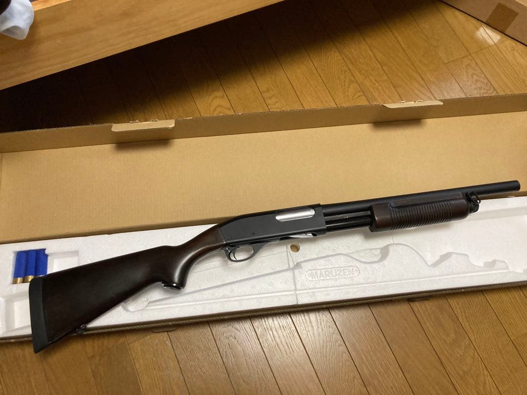 マルゼン製　M870 ウッドストック　エアソフトガン　リアルウッド