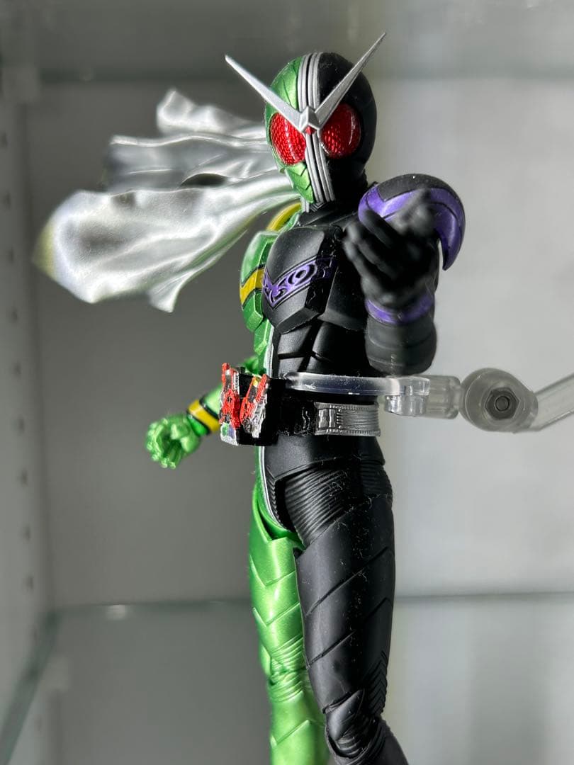 ★リペイント済★ 真骨彫製法★ 仮面ライダーW サイクロンジョーカー★