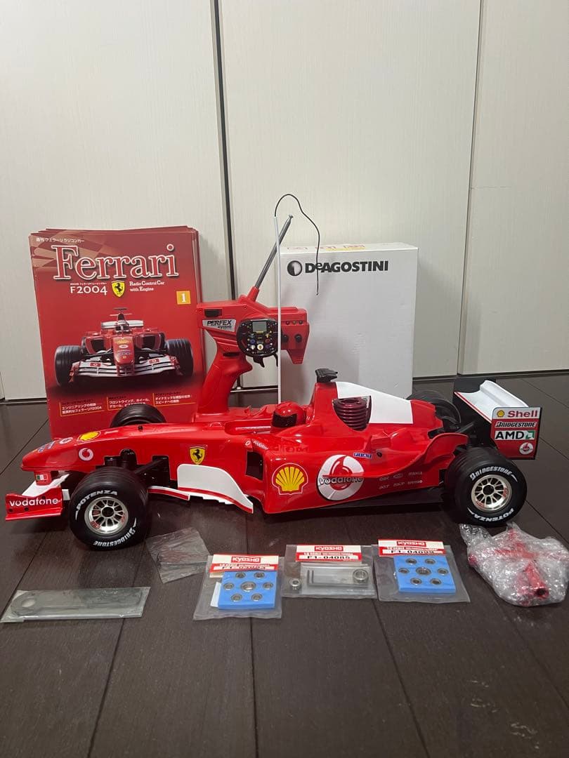 デアゴスティーニ　フェラーリf2004 エンジンカー　未走行　78号全巻　冊子付