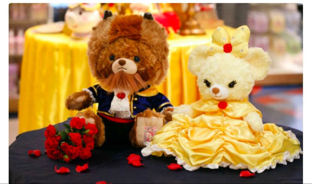 ユニベアシティ 美女と野獣 ぬいぐるみ6体＆コスチュームセット ディズニー