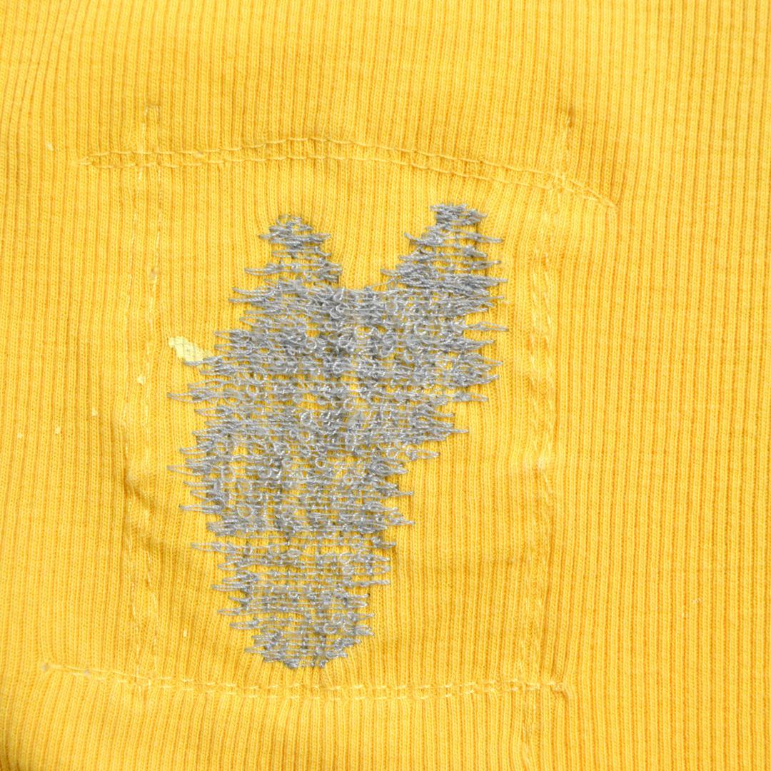 【美品】ED HARDYエドハーディ ベイビーデビル ダメージドタンクトップ黄色