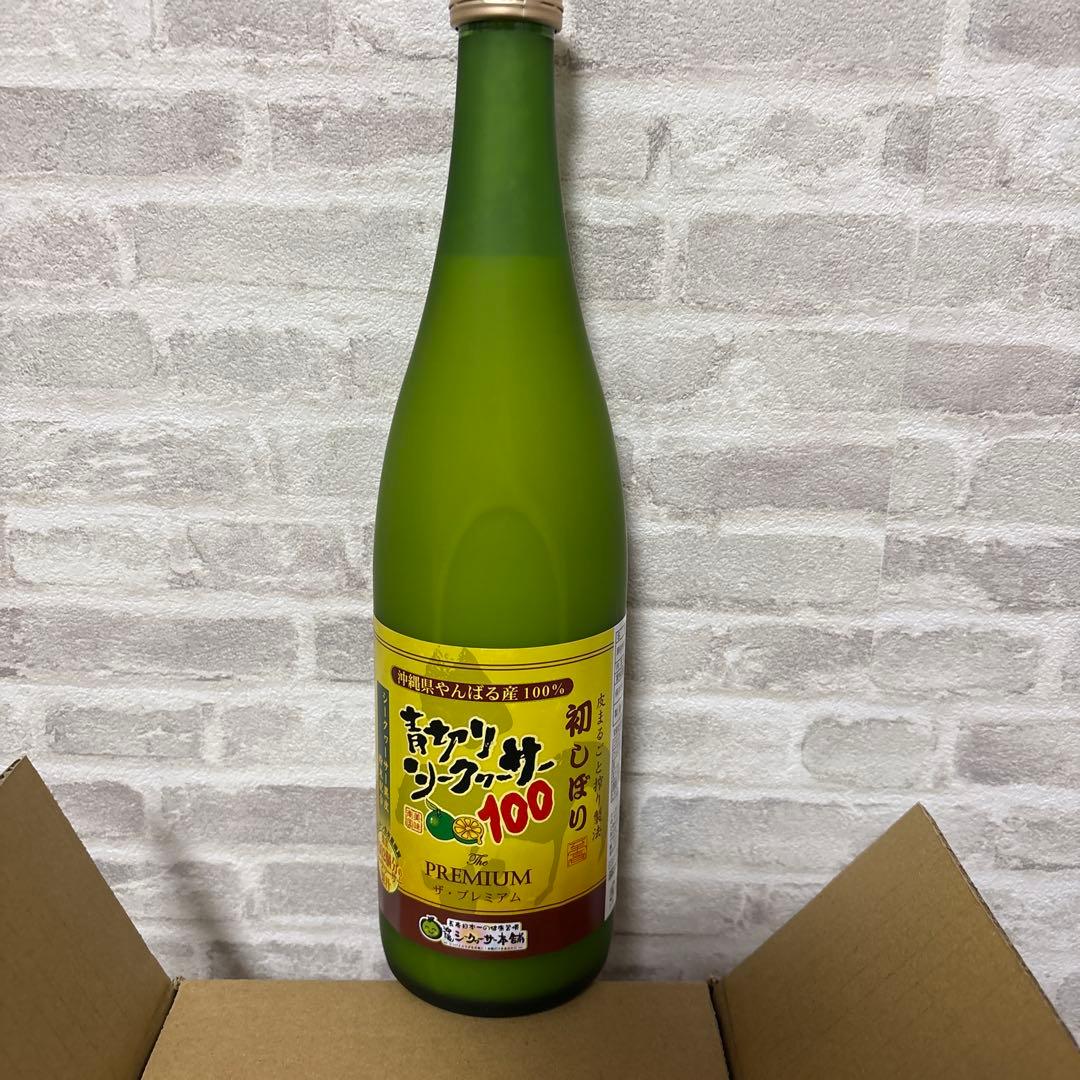 シークワーサー 100 プレミアム 720ml 6本