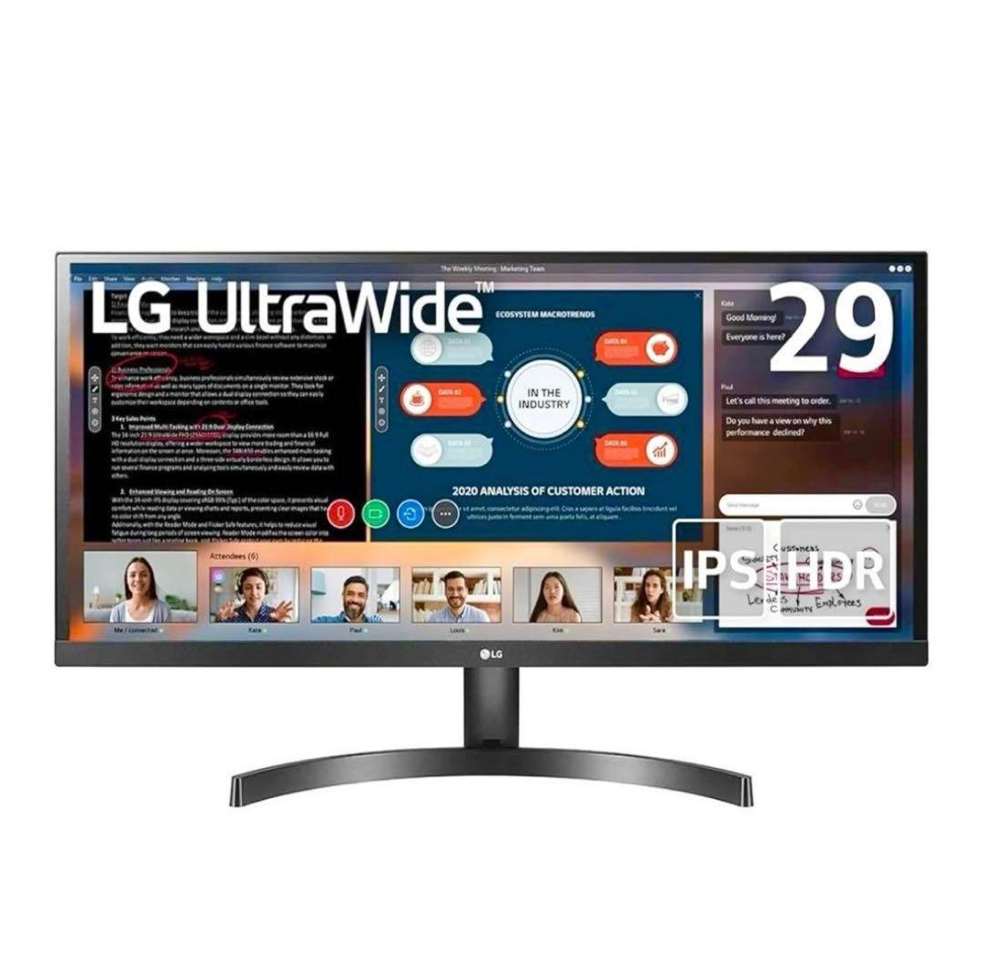【美品】LG 29WL500-B ウルトラワイド モニター ディスプレイ