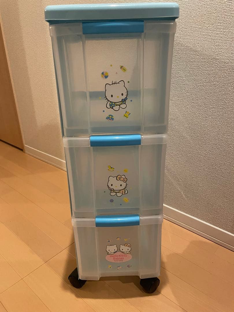 ハローキティ　平成レトロ　衣装ケース　チェスト　ベビーキティ