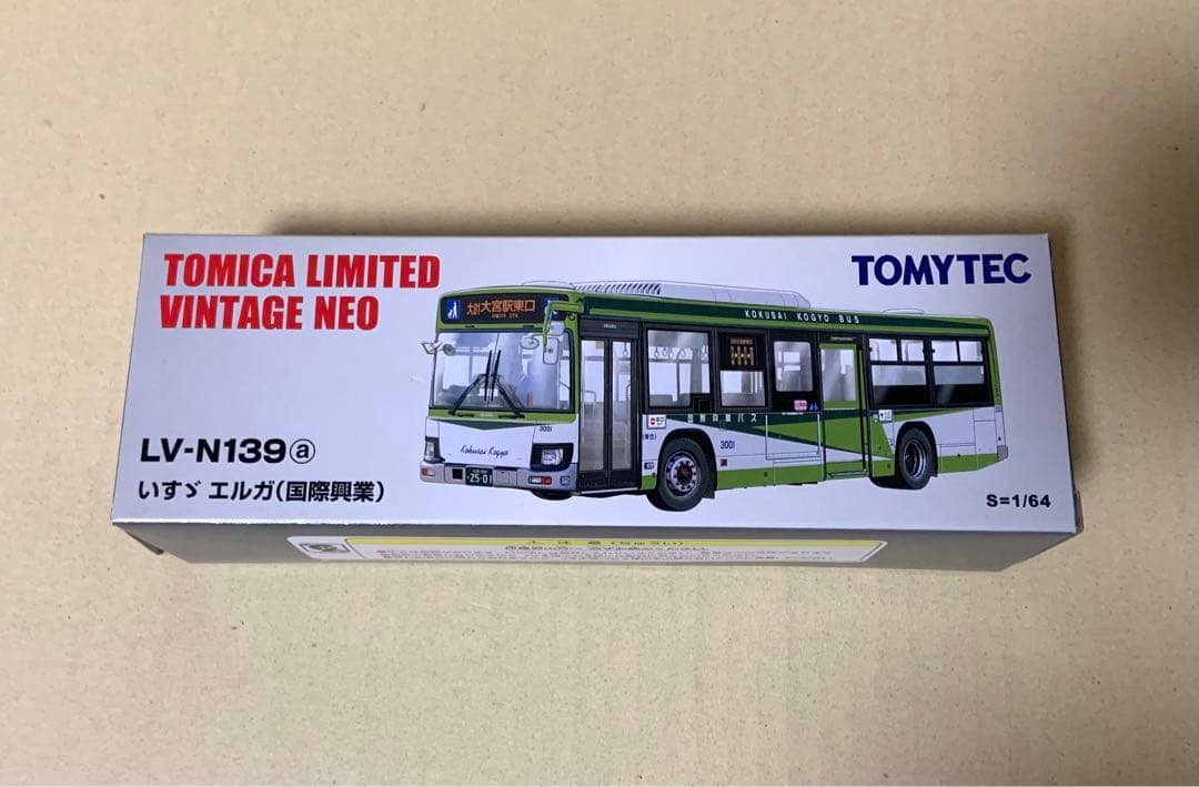 トミカ リミテッド ヴィンテージ ネオ　いすゞ エルガ (国際興業) 139a
