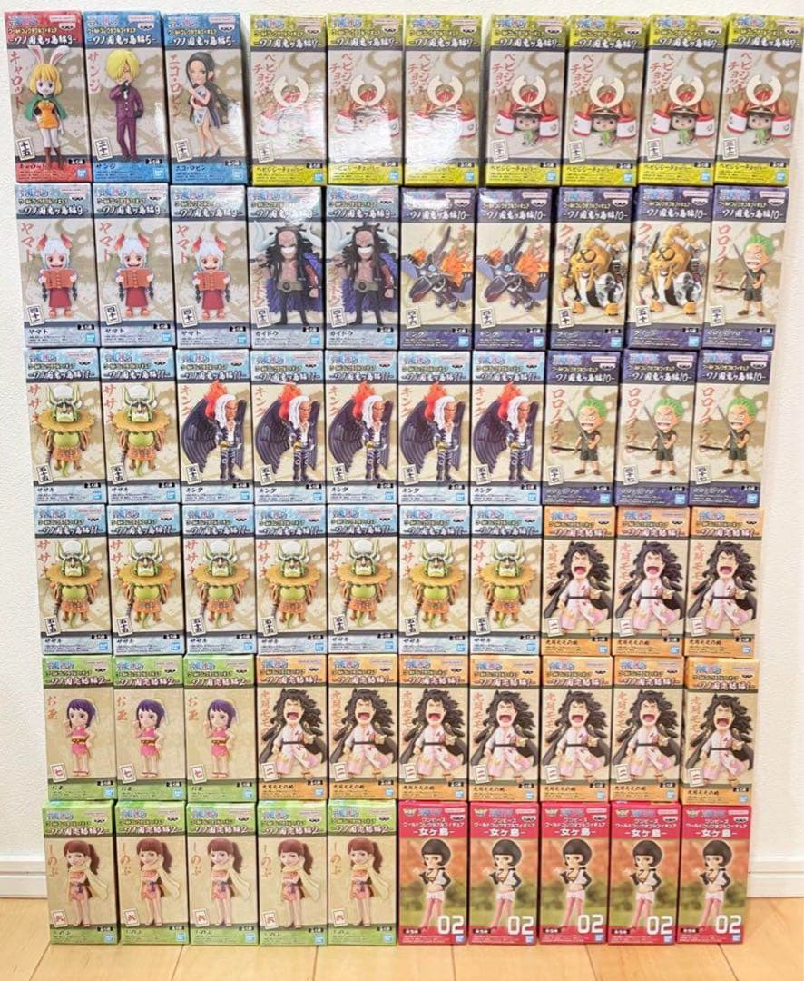 ワンピース ワーコレ ワールドコレクタブルフィギュア ワノ国 鬼ヶ島等まとめ売り