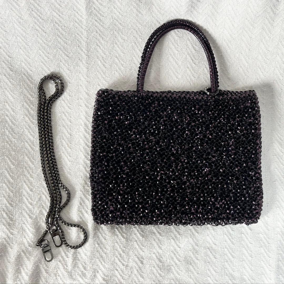 【美品・付属品完備】アンテプリマ スタンダードスクエア　ミディアム　ブラック