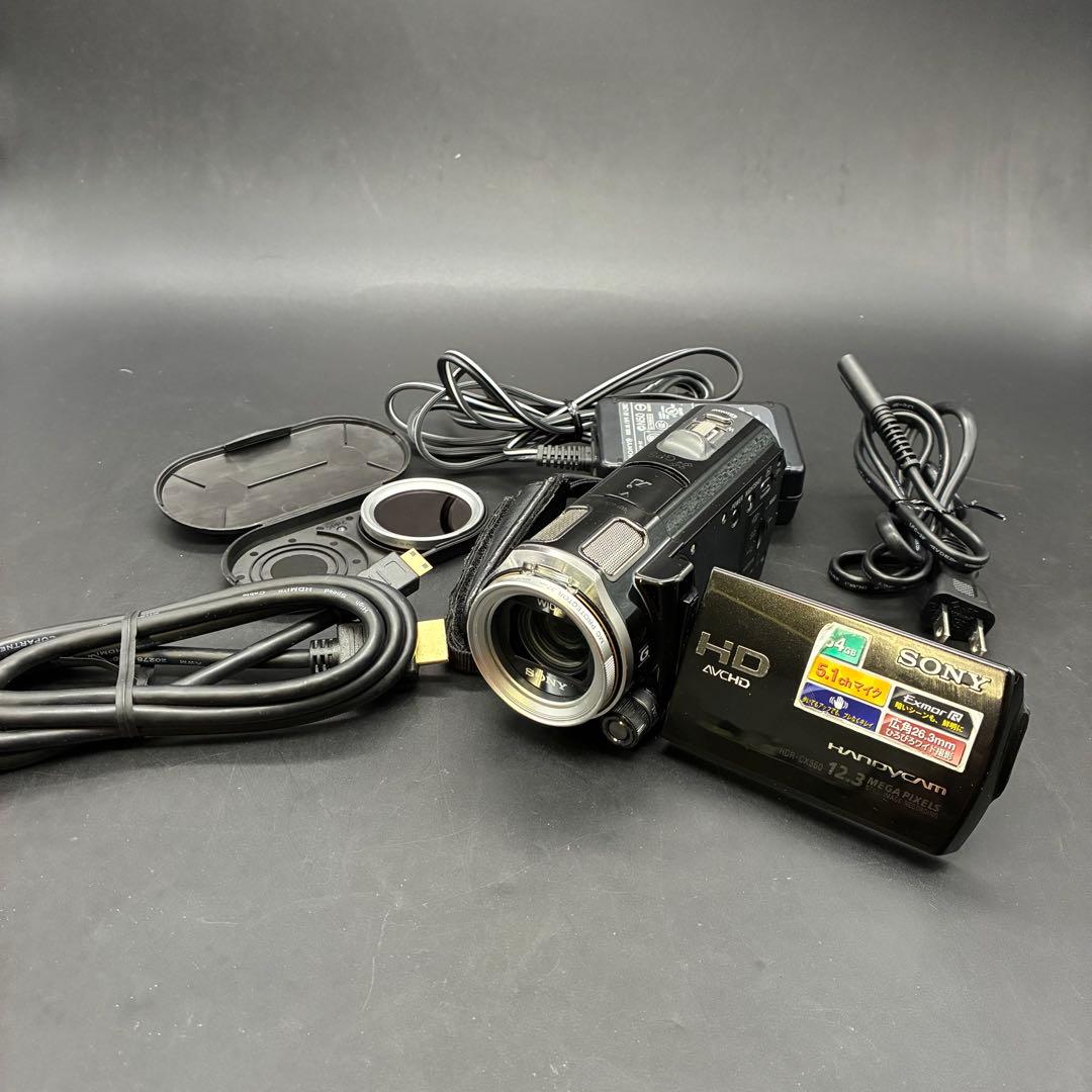 【動作OK】SONY HDR-CX560V ハンディカム ビデオカメラ ブラック