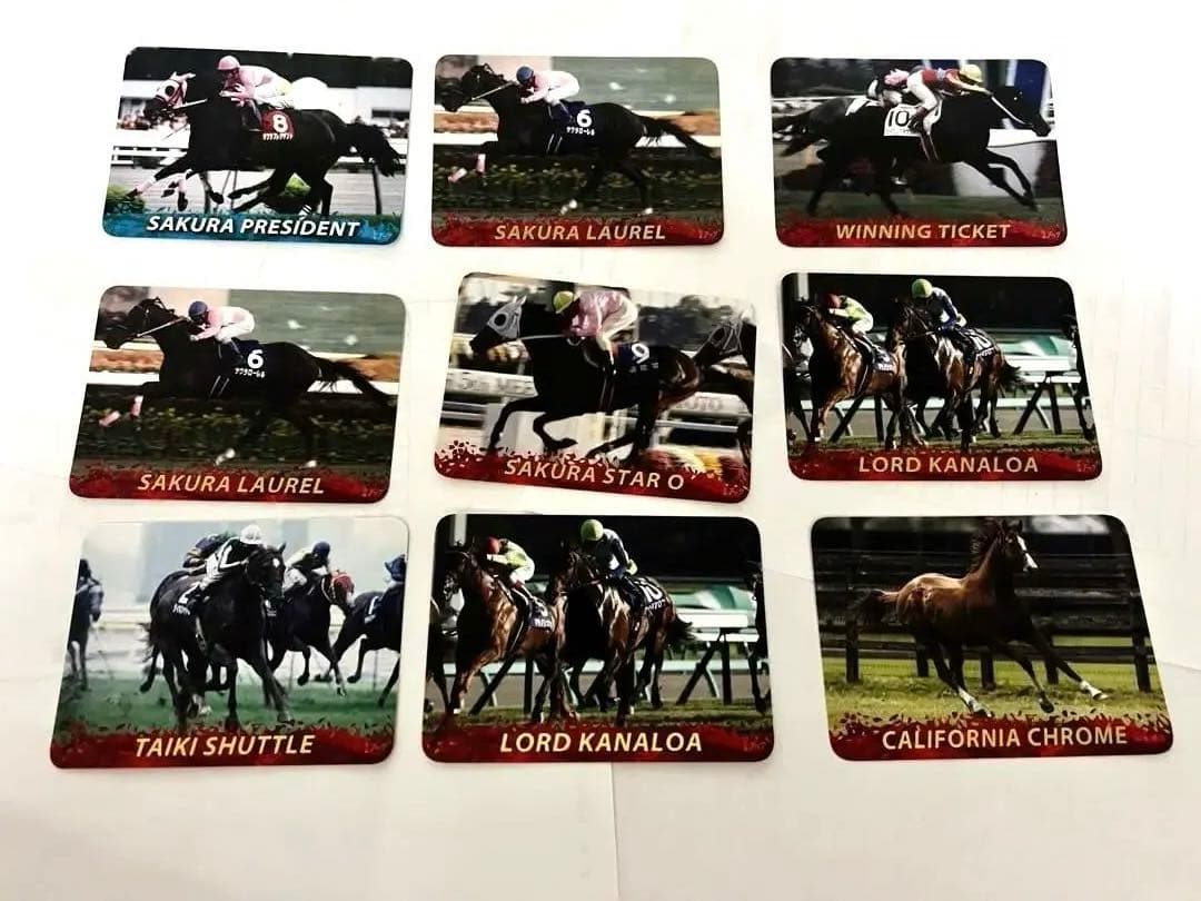 選べる！！トレジャーホースカード　競馬マニア