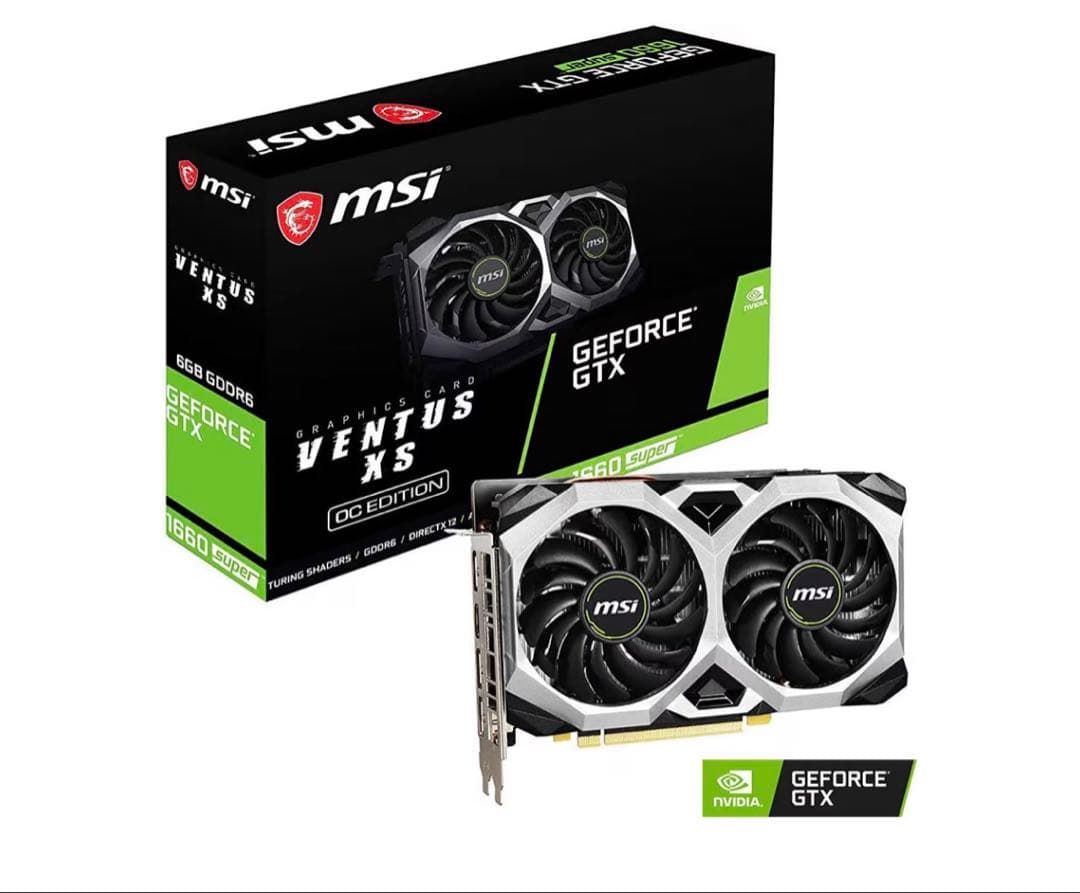 グラフィックボード・グラボ・ビデオカード MSI GeForce GTX 1660 SUPER VENTUS XS OC