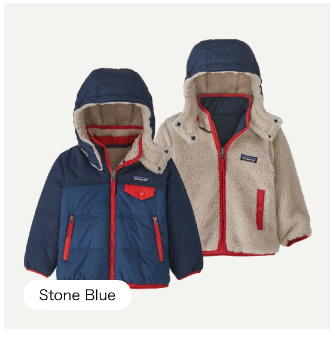 【新品】パタゴニア　ベビー・リバーシブル・トリブルズ・フーディ　3T 95cm