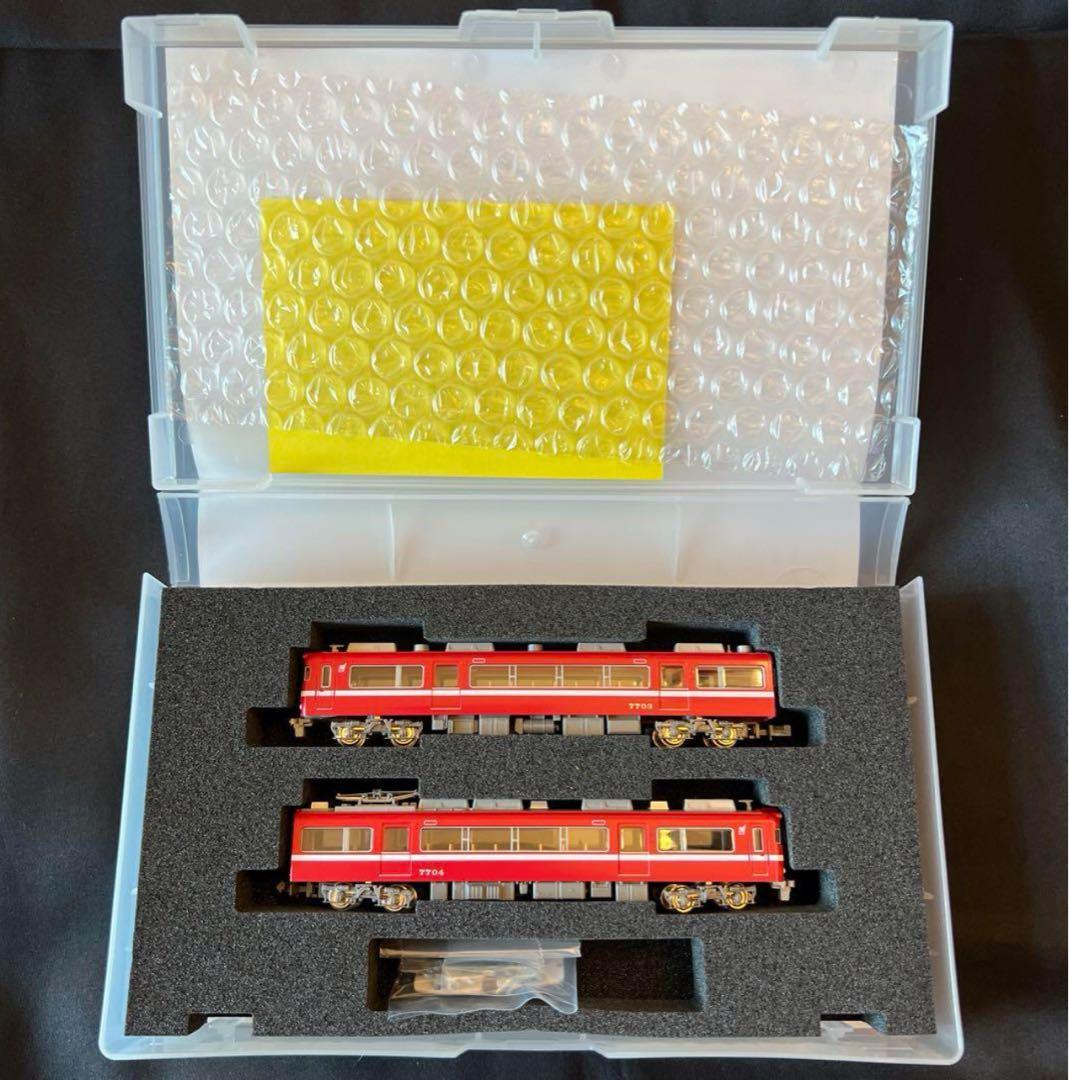 グリーンマックス 名鉄7700系白帯車 (妻面窓付き)30350・30351