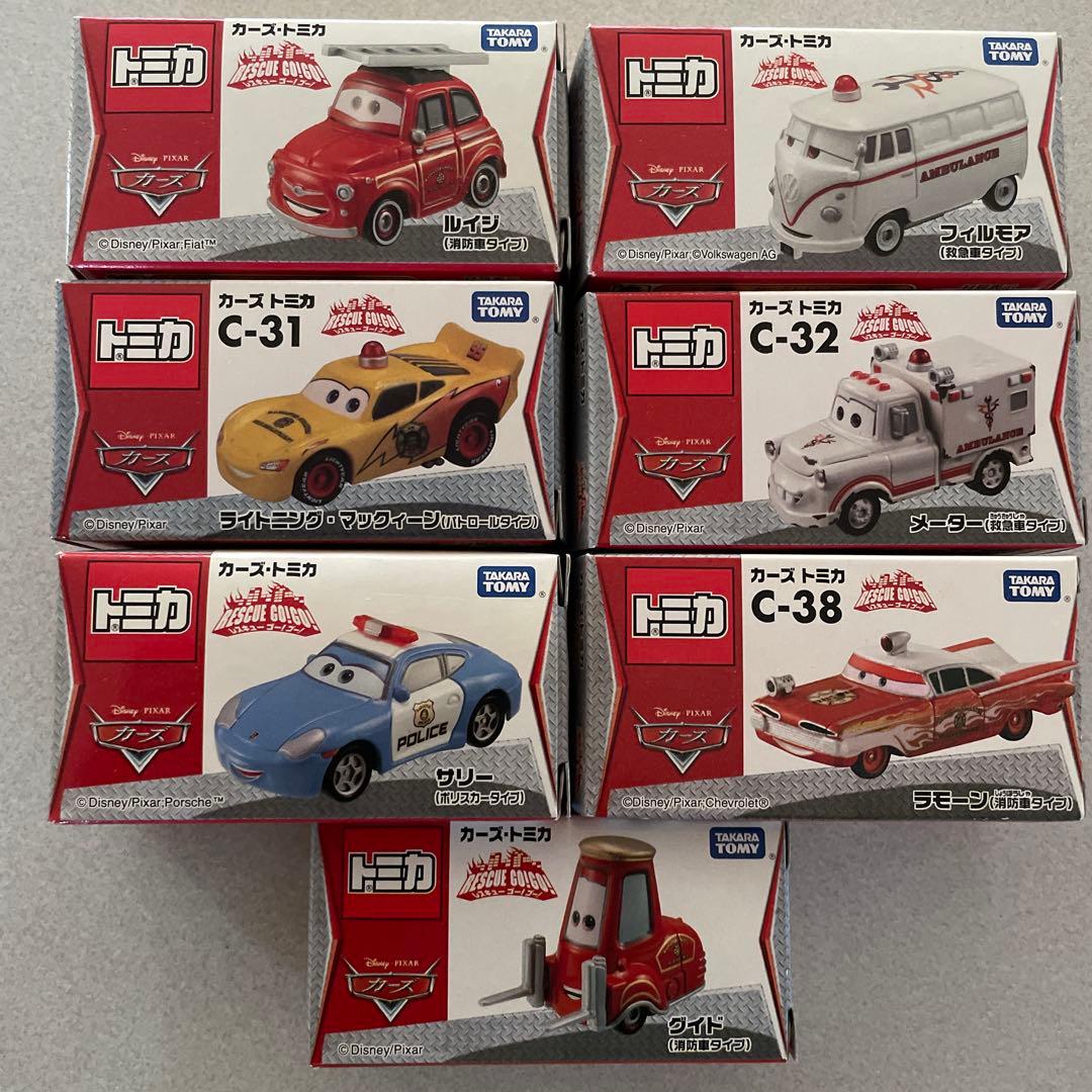 カーズトミカ　レスキューゴー！ゴー！　7台セット