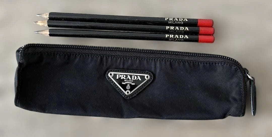 PRADA プラダ ナイロン ペンケース 鉛筆3本付