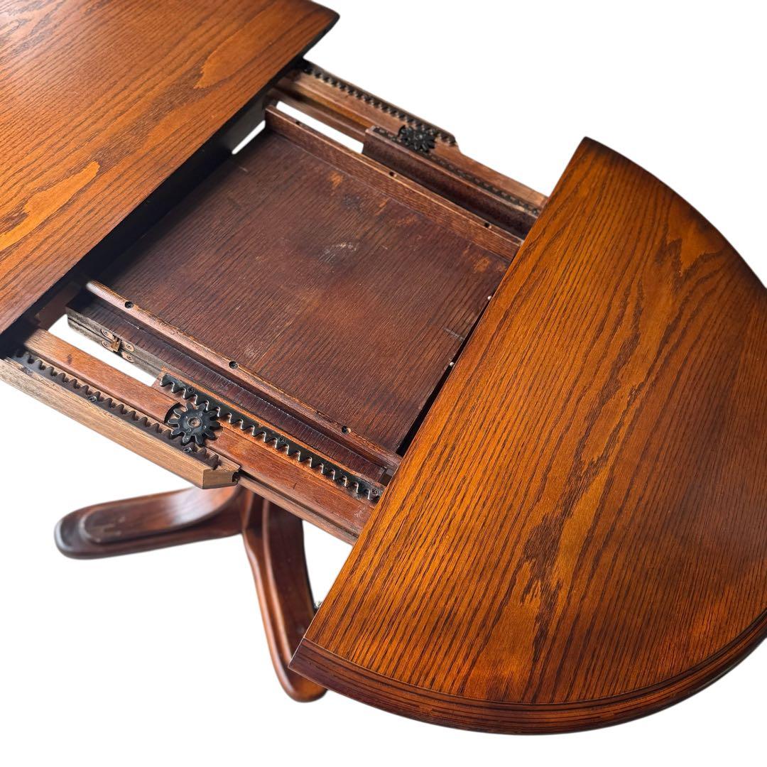 HR738 三越　Shin Lee シンリー　オーク材 エクステンションテーブル