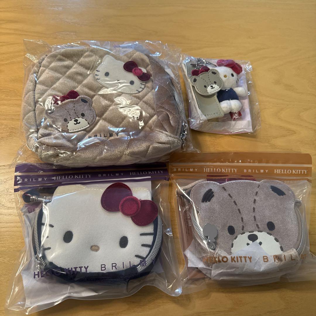 HELLO KITTY×BRILMY【ポーチ、ミニポーチ、リップケース】