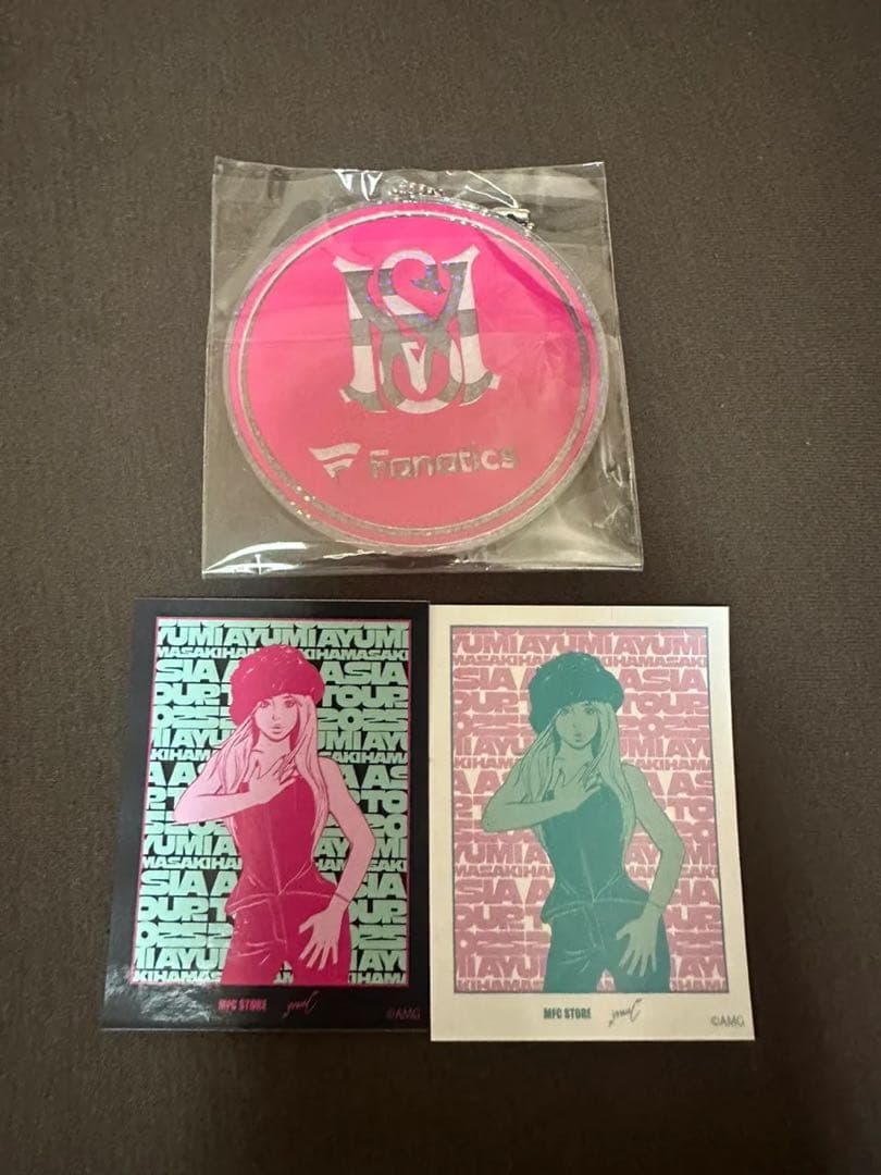 浜崎あゆみ × MFC STORE コラボ 限定キーホルダー ステッカー