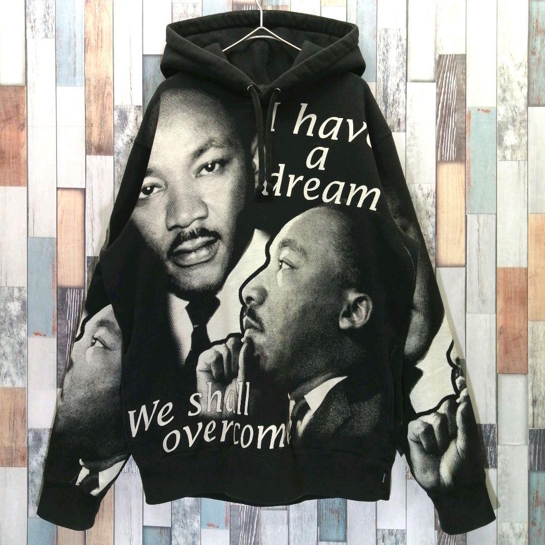 Supreme　シュプリーム　パーカー　キング牧師　総柄