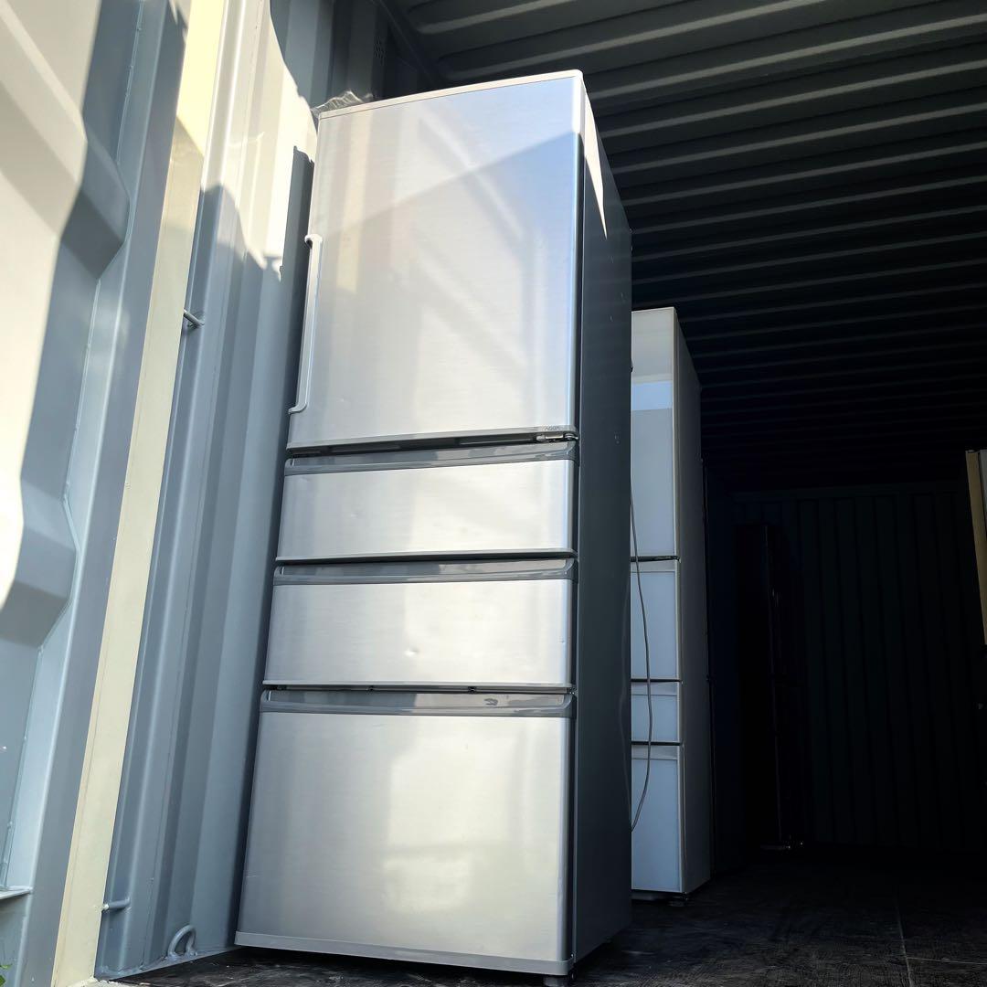 65取付無料！AQUAスタイリッシュミスティシルバー高性能4ドア冷蔵庫！洗濯機