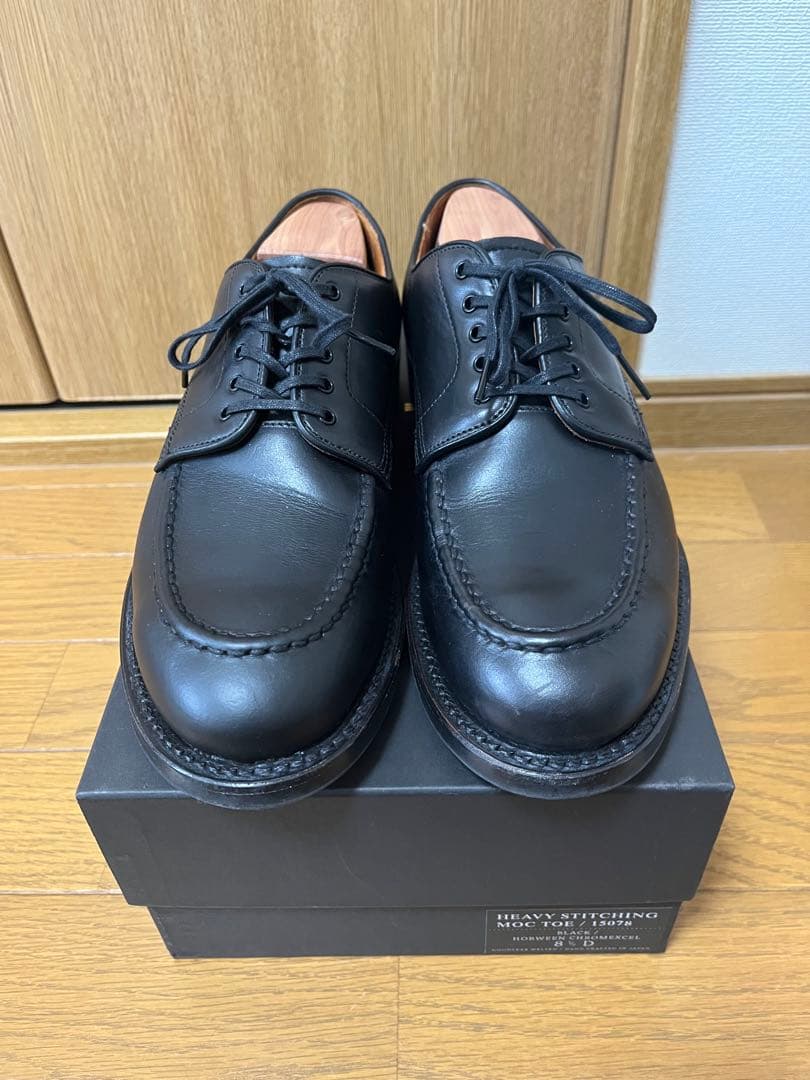 靴 WHEEL ROBE HEAVY STITCHING MOC TOE 8 1/2