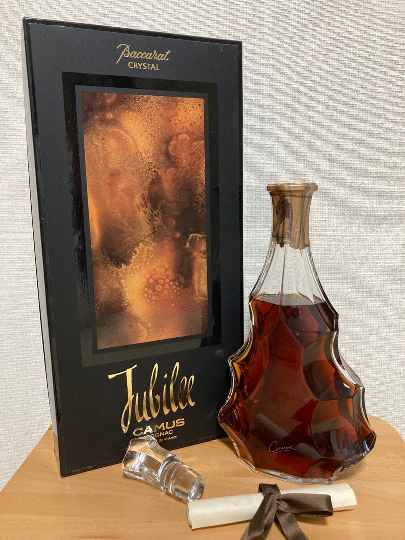 CAMUS カミュ ジュビリー バカラ クリスタル　替栓・冊子・化粧箱付！未開封