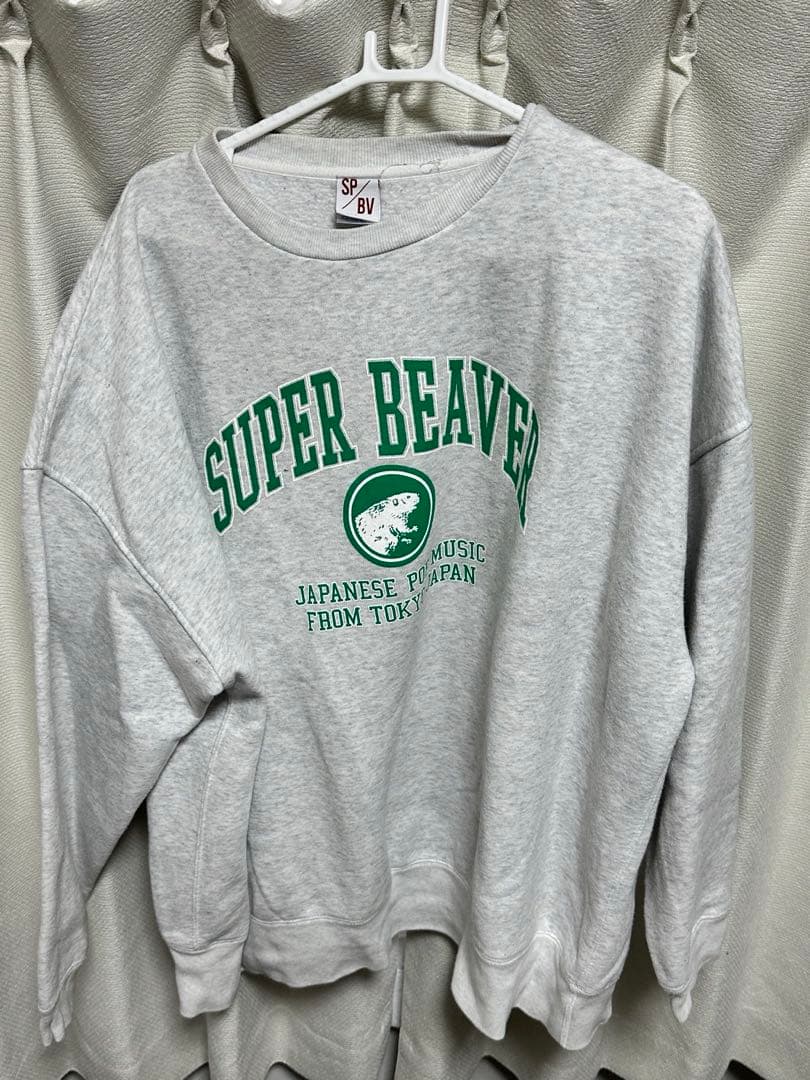 SUPER BEAVER カレッジロゴスウェット XL
