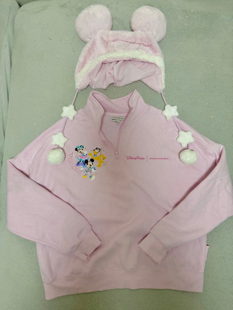 ディズニー　ミニパル　ファンキャップ&スウェット　ペアルック