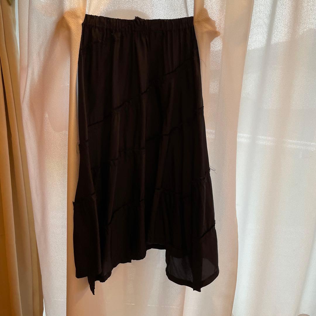 COMME des GARCONS ブラック切り替えスカート