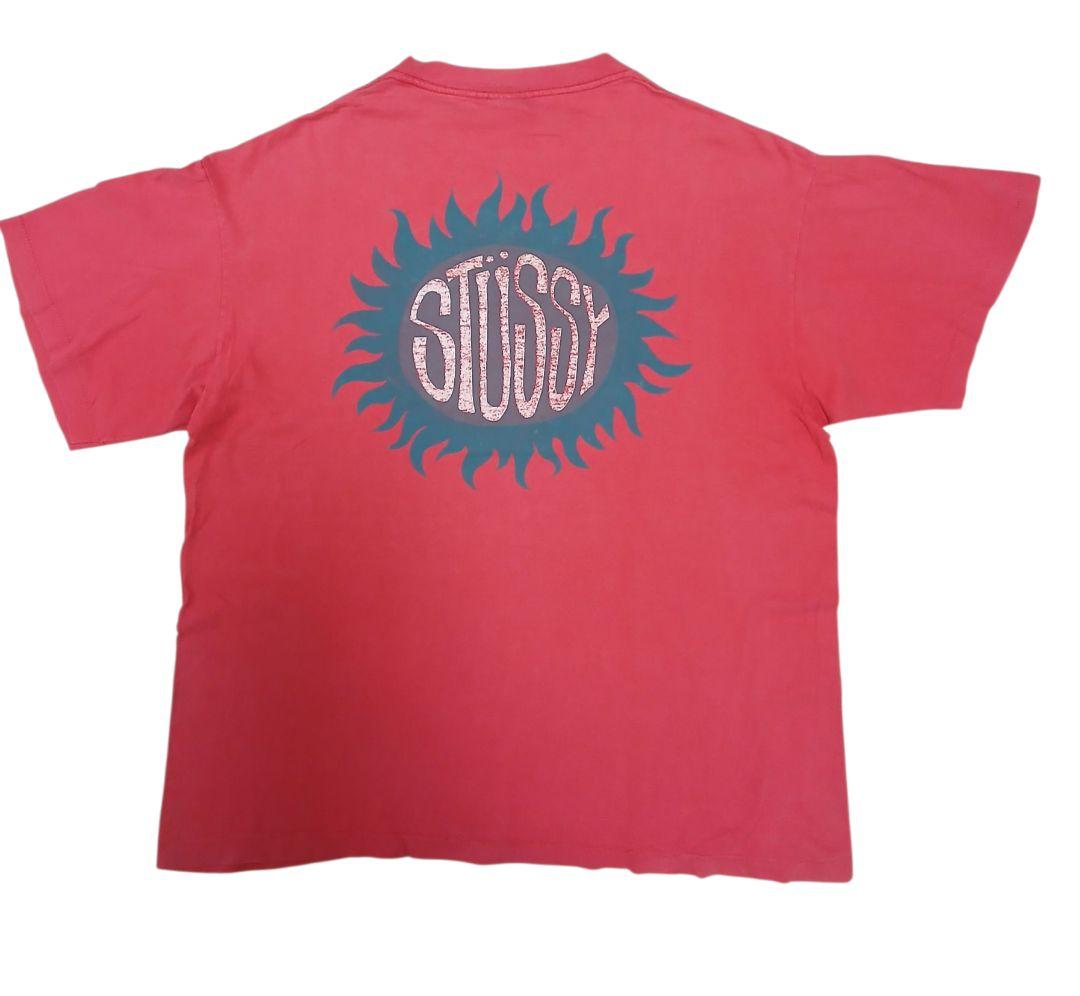 80s STUSSY XL Tシャツ 黒タグ Old Stussy USA製