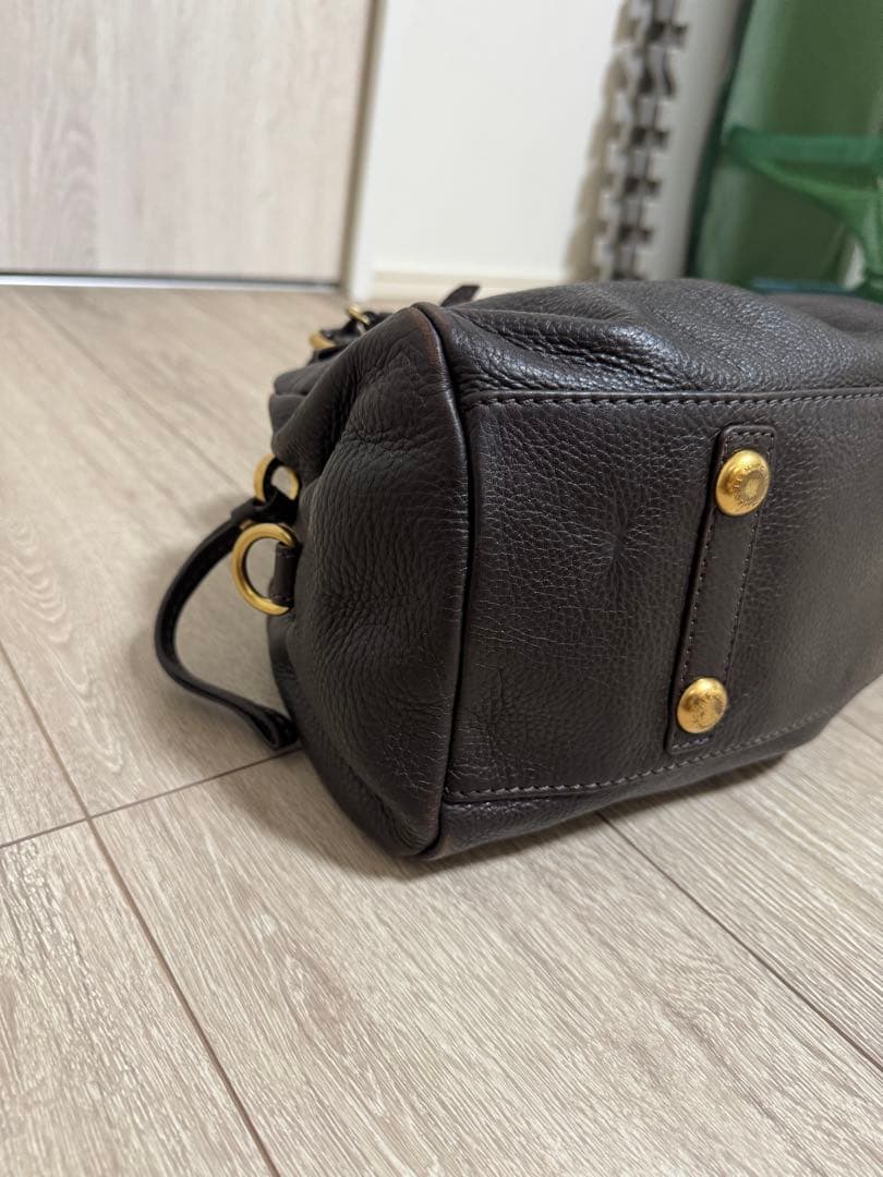 MARC JACOBS ブラウン　ハンドバッグ