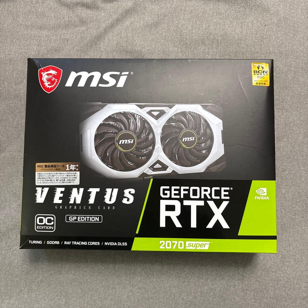 グラフィックボード・グラボ・ビデオカード MSI GeForce RTX 2070 Super Ventus OC