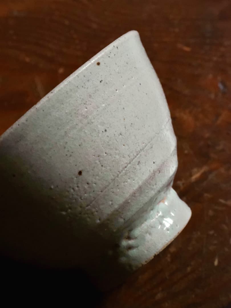 李朝　朝鮮美術　白磁　茶碗　茶道具　古民藝　陶磁工芸　古道具　Q2311