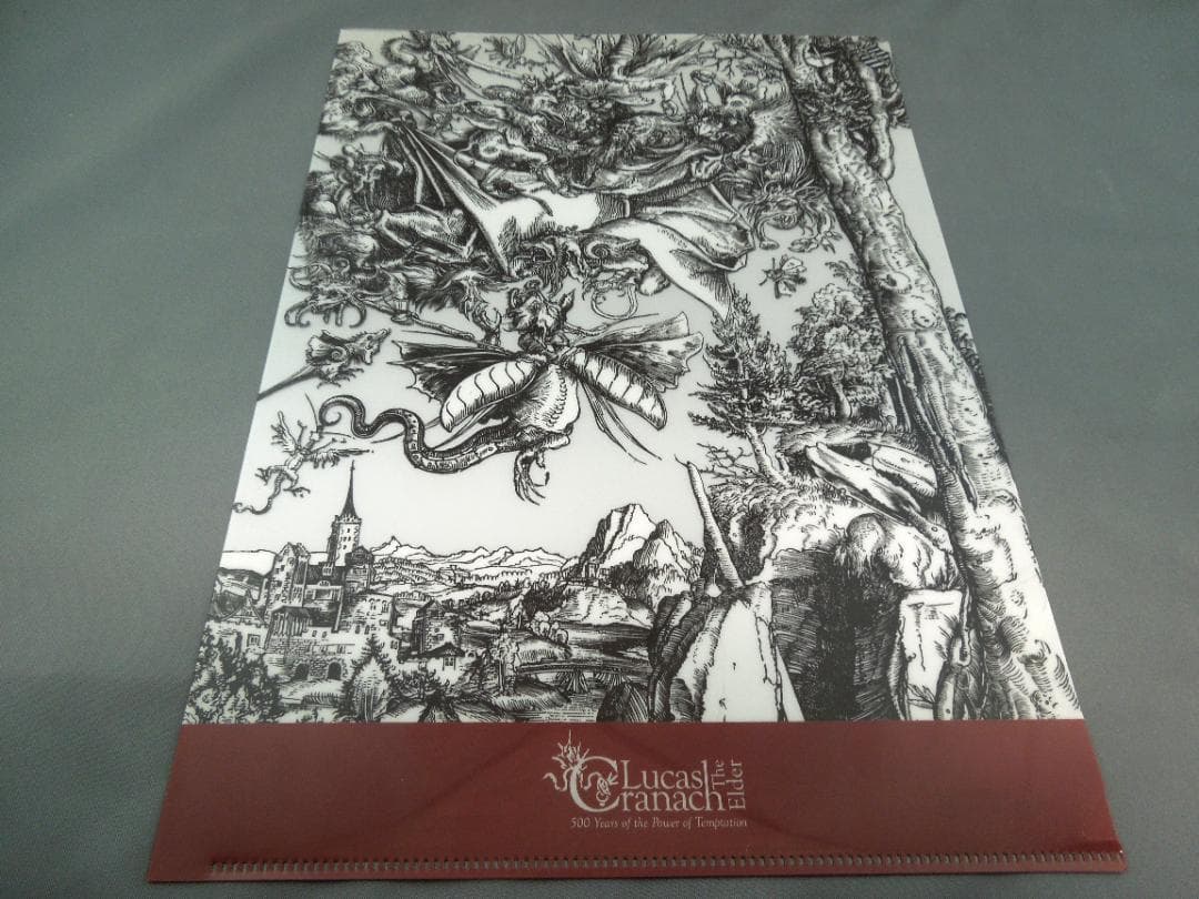 ❌美術館グッズ【6058】　《題材シリーズ》　A4版ファイル　聖人５種セットＡ