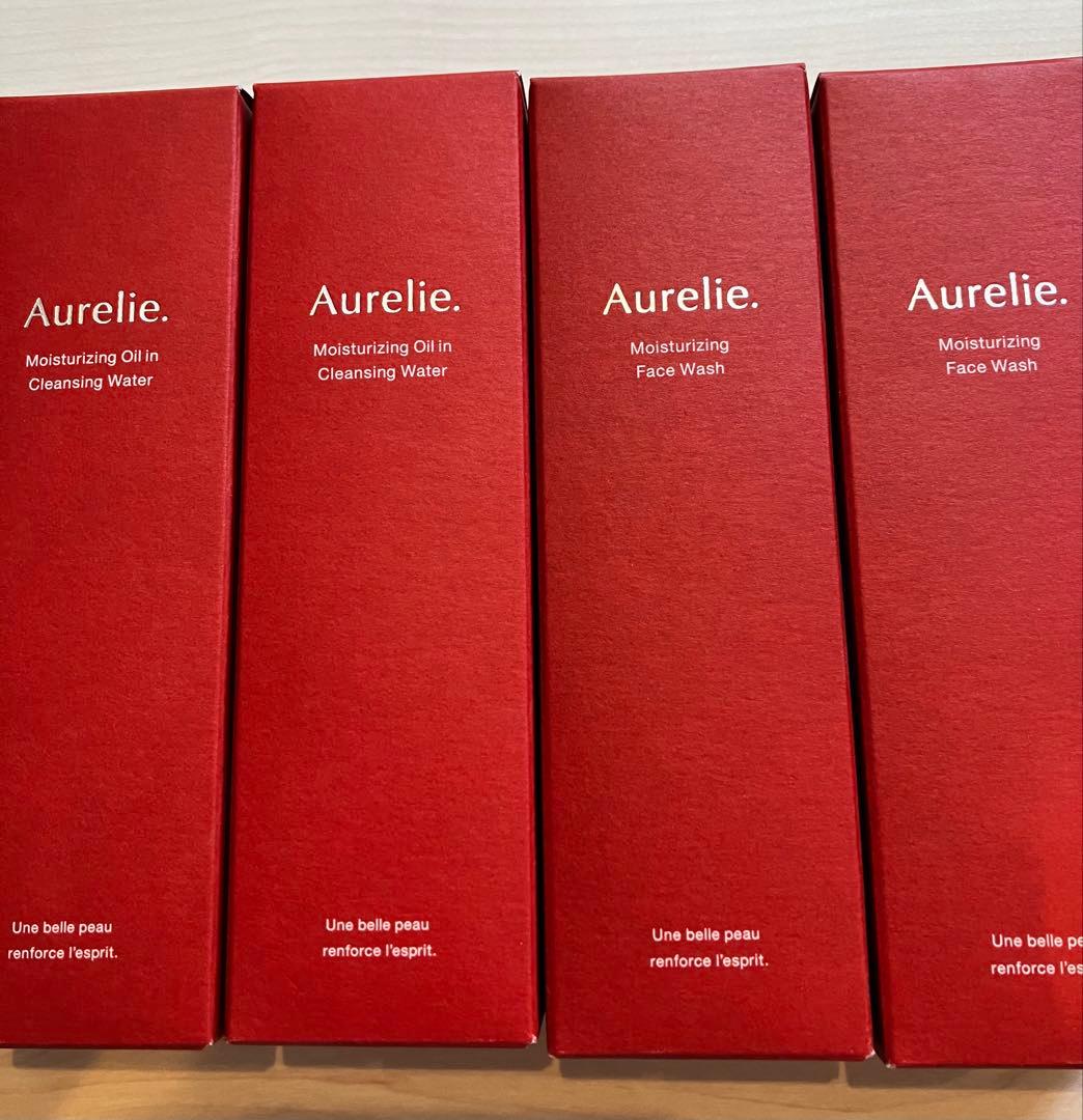 Aurelie オレリー クレンジング＆フェイスウォッシュ 4個セット