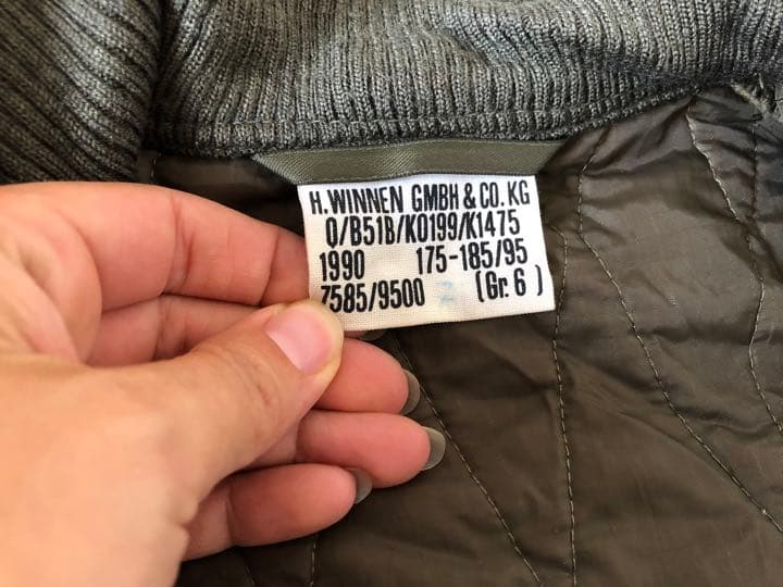 ドイツ軍服　本物[戦車の運転手のユニフォーム]