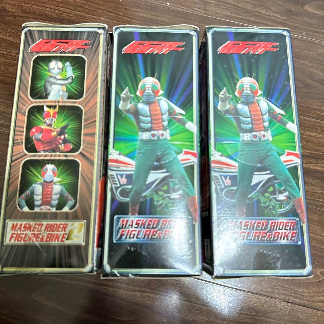 仮面ライダー　フィギュア&バイク　バンプレスト 4点　セット