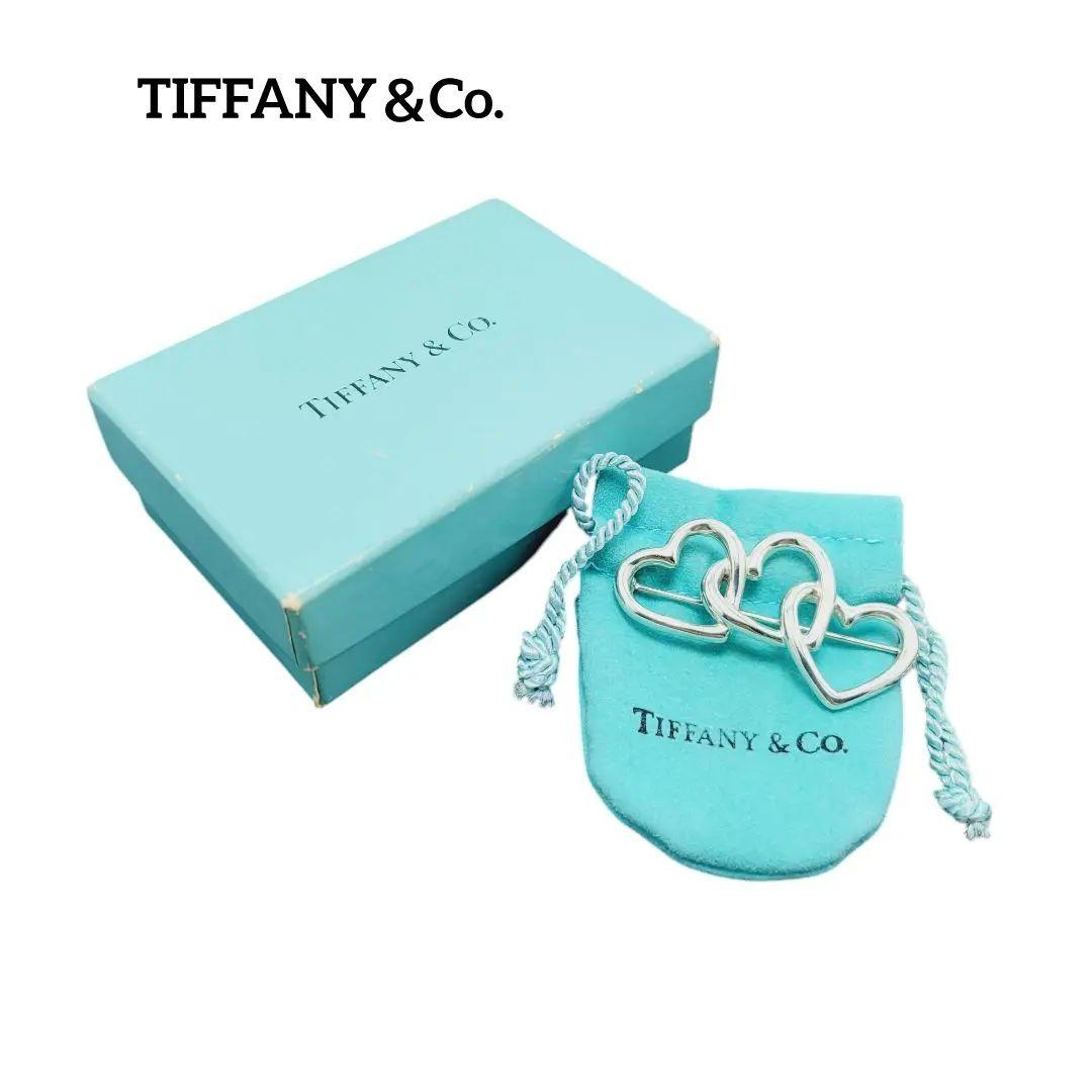 アン アン様 TIFFANY＆Co. ブローチ トリプルハート 925