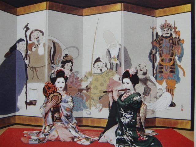 小松崎 邦雄【一調一管】、希少画集画、状態良好、新品高級額装付