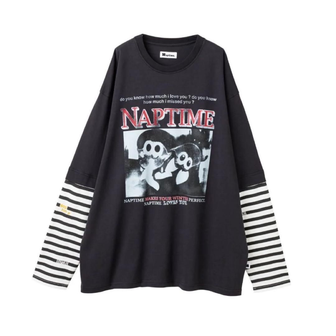Naptime. フェイクレイヤードロングTシャツ Sサイズ