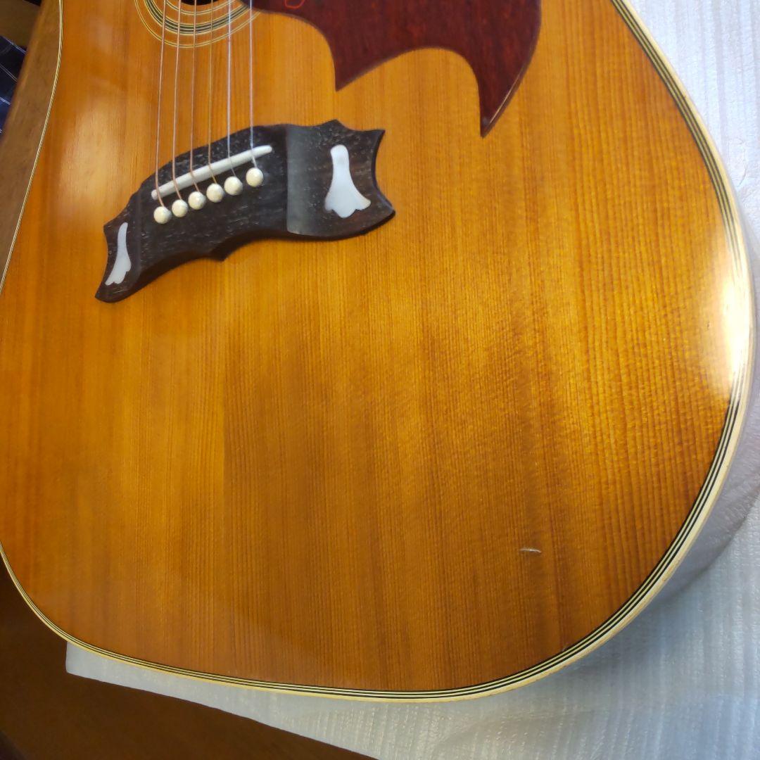 値下げ！EGIMA(日本製)アコースティックギター、W-170N 付属品付き