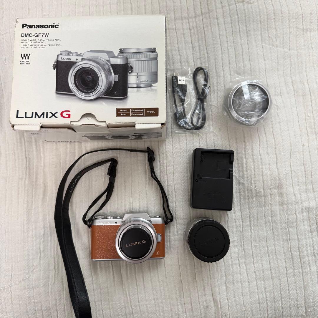 Panasonic LUMIX DMC-GF7W ダブルズームレンズキット