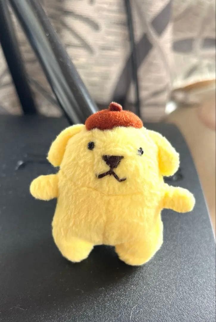 【超レア/美品】サンリオ ポムポムプリン キーホールダーぬいぐるみ 初期デザイン