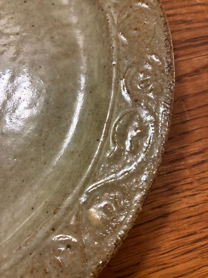 武内真木　倉敷堤窯　皿　プレート　25cm