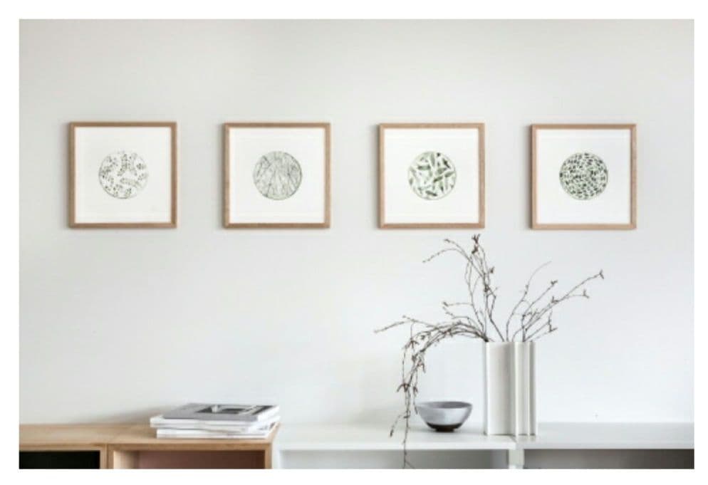 Silke Bonde　アートポスター　4枚セット