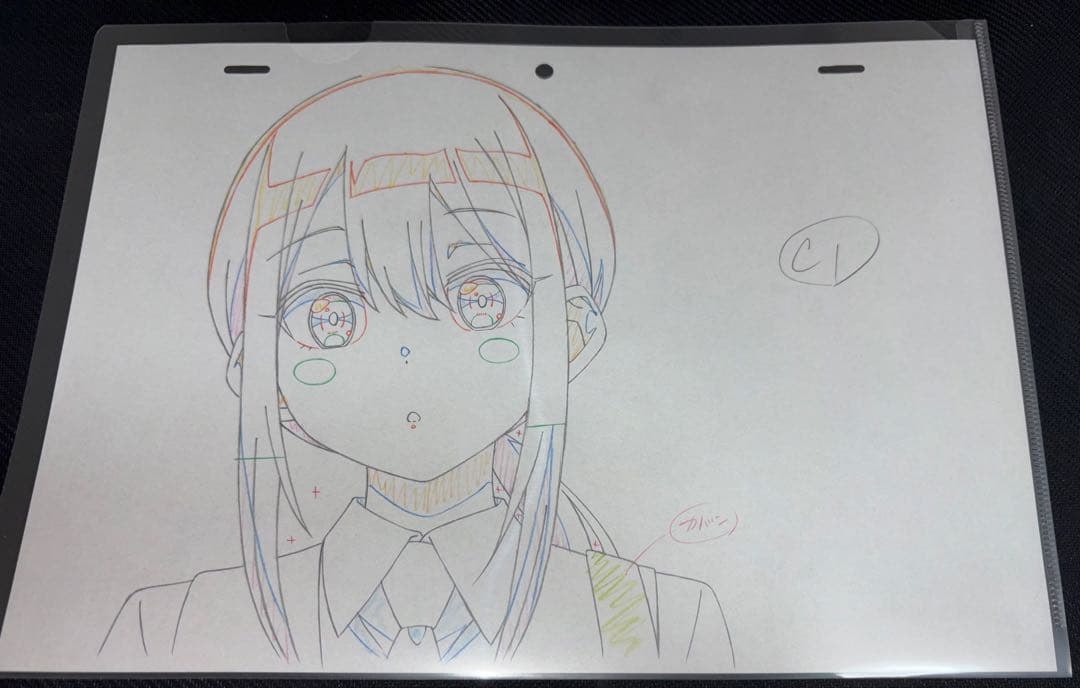 蓮*5様 ②【非売品・1点物】ばっどがーる 生原画 水鳥亜鳥 ワルラジ 会場限定