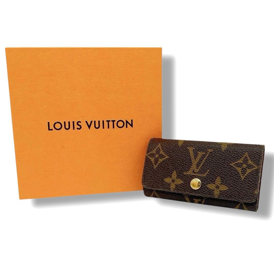 極美品✨LOUIS VUITTON ミュルティクレ　4連　キーケース　モノグラム