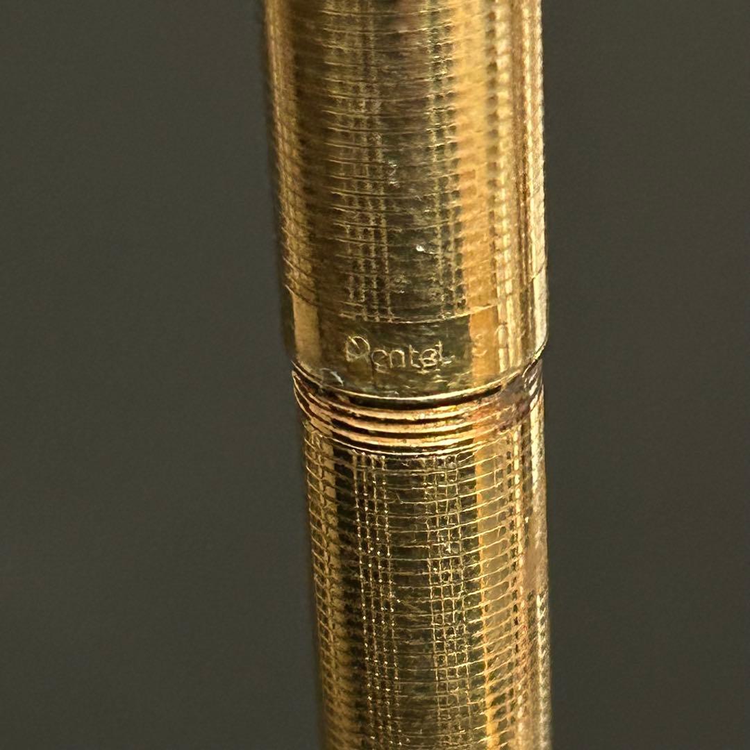 23K ぺんてる セプター シャープペンシル ゴールド 金色 10μ 廃番 廃盤